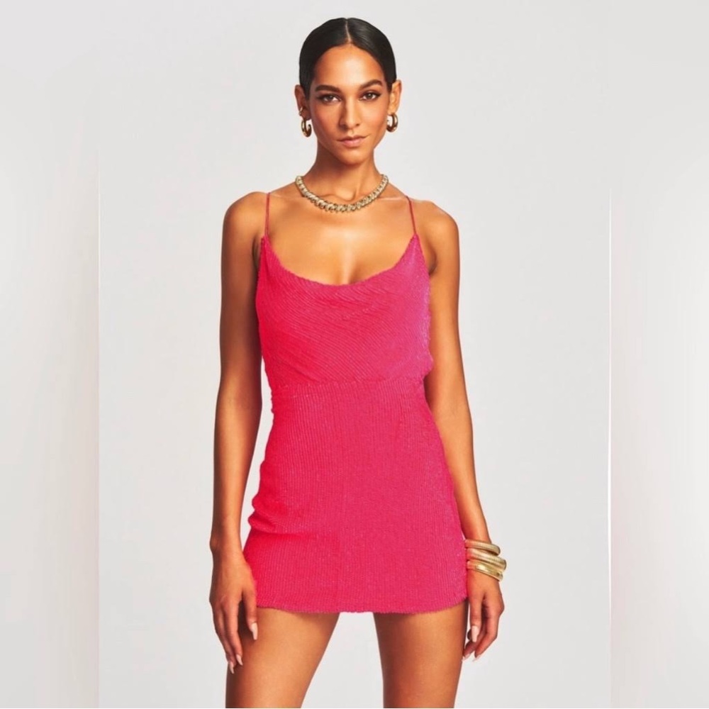 JILL SEQUIN DRESS - ULTRA PINK / XS
COL Barbie